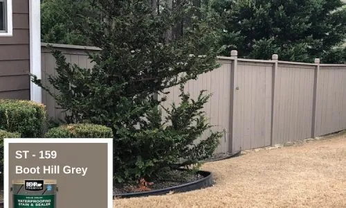Boot Hill Grey Fence Staining