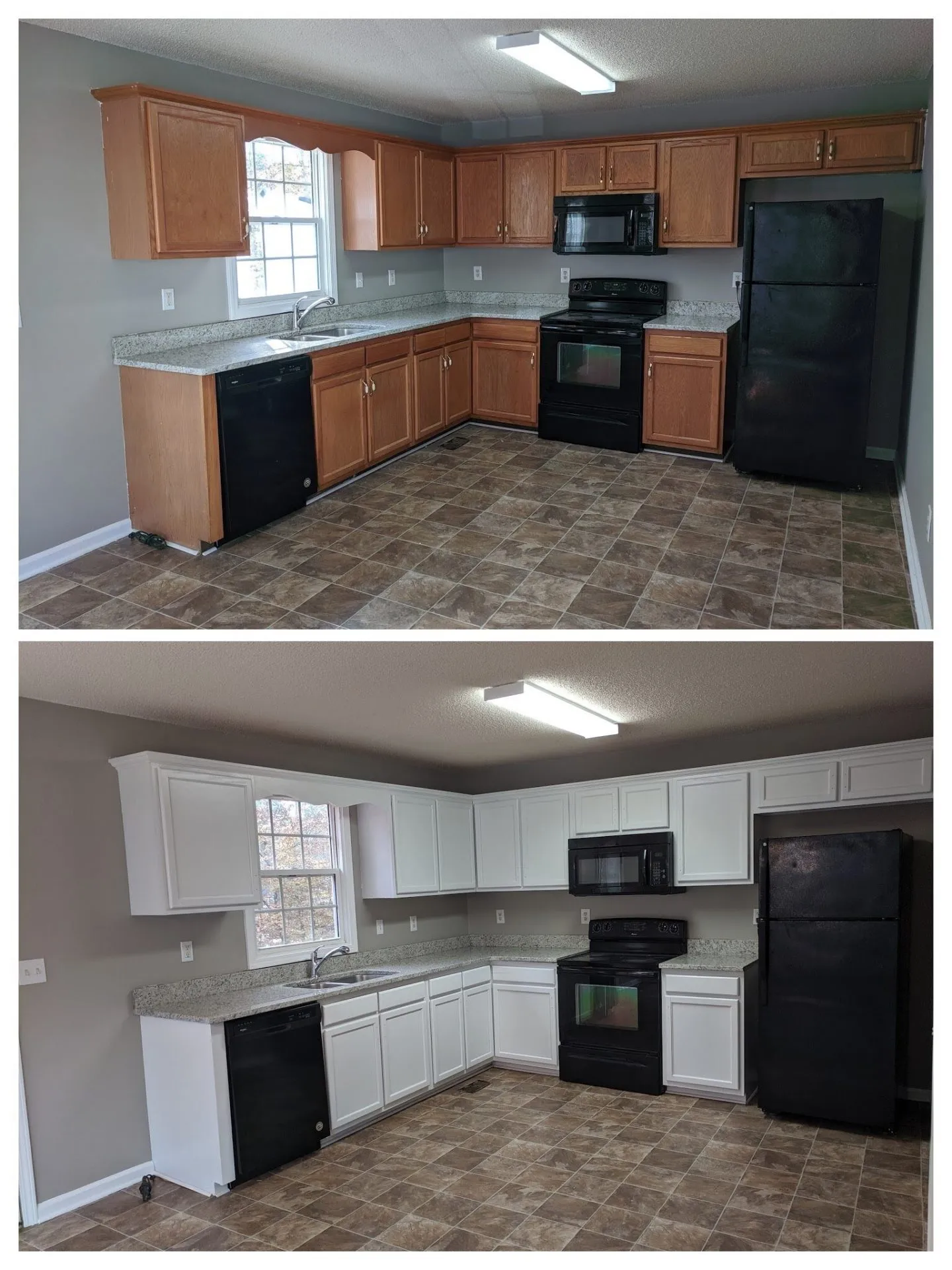 Cabinet Refinishing Detail