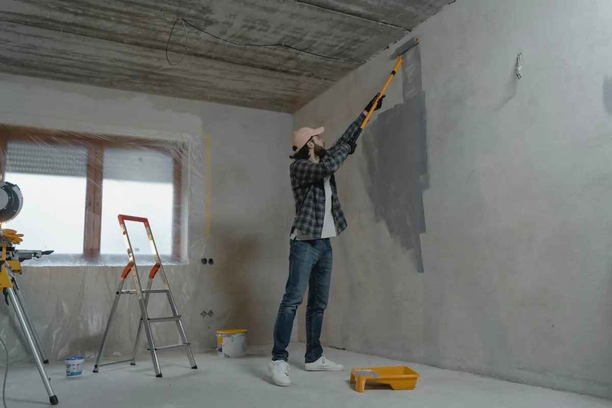 Sherwin-Williams offers several specialty paint options, such as paint with additives that fight bacteria and another choice with air purifying talents.