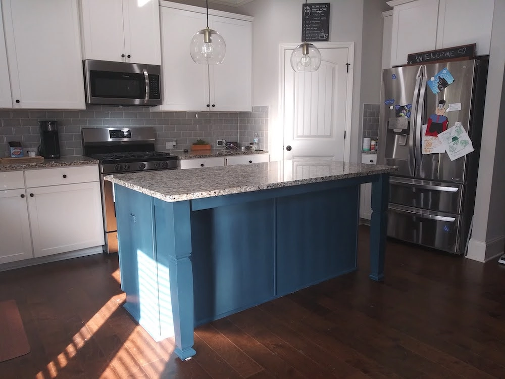 Cabinet Refinishing Detail